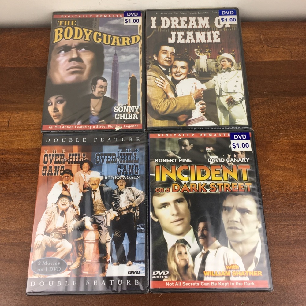 SEALED BUNDLE 4 DVDs Western Crime Suspense Martial Arts BRAND NEW Lot